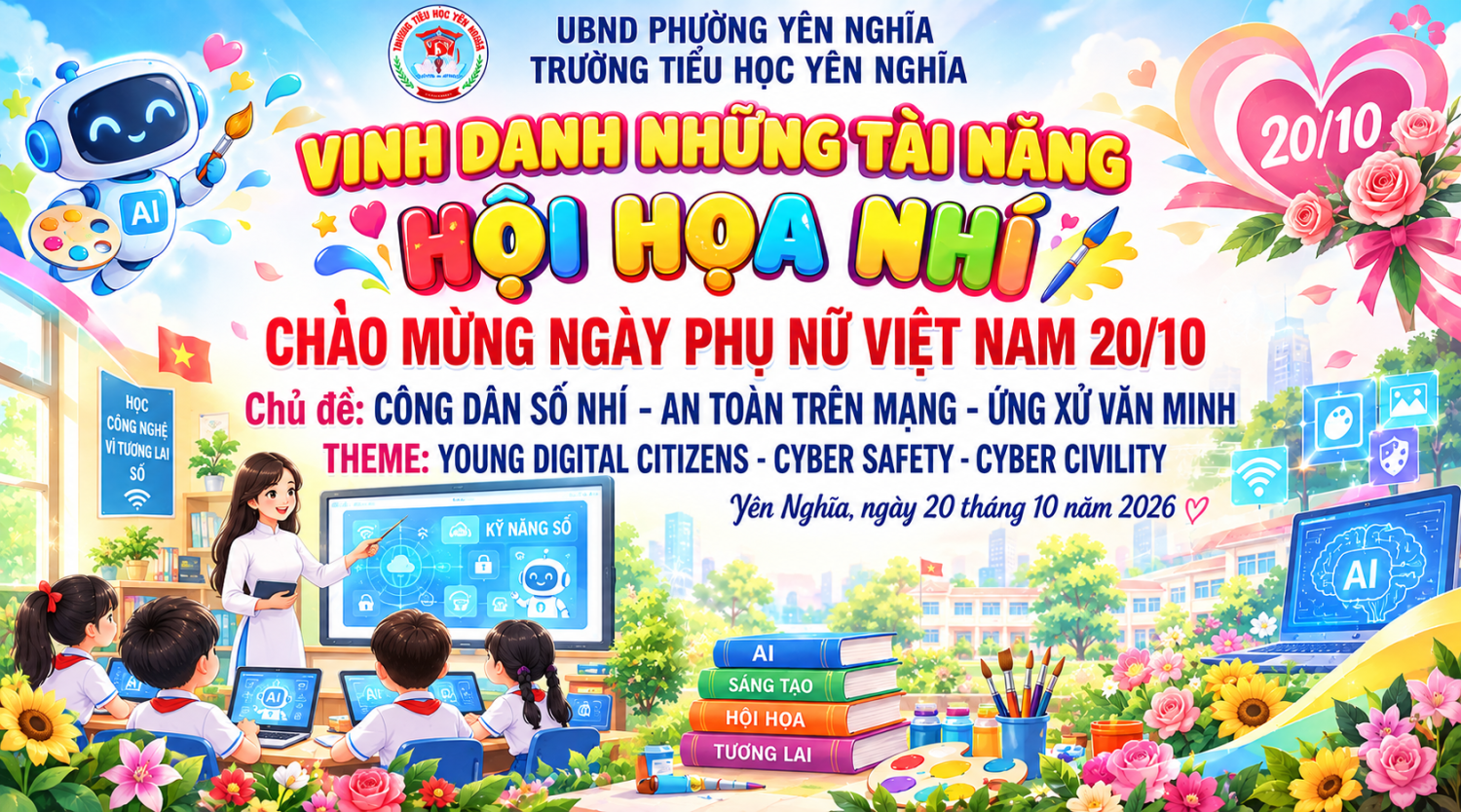 VINH DANH NHỮNG TÀI NĂNG HỘI HỌA NHÍ